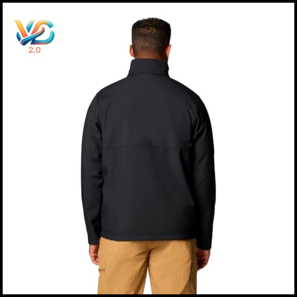 Men's Softshell Jacket Water Resistant Stretch Fi… - image 2